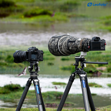 Leofoto VH-30R Two-Way Panoramic Tele Lens Monopod Head , Arca-Swiss Compatible, With Handle